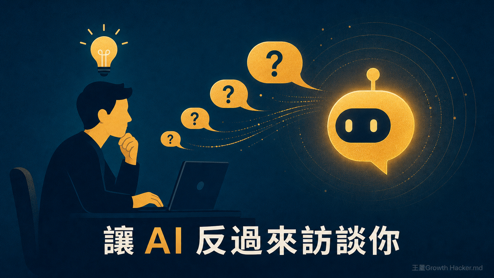 與其一次把需求講到完美，不如讓 AI 反過來訪談你，把你自己都沒想清楚的地方逼出來。