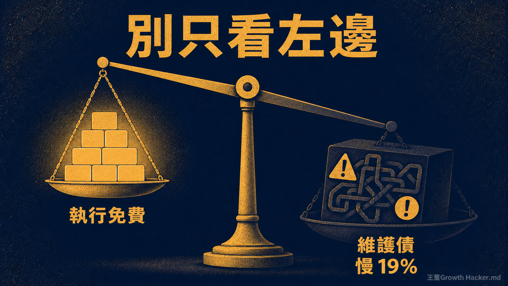 執行免費不等於維護免費：小心維護債與 19% 更慢的陷阱
