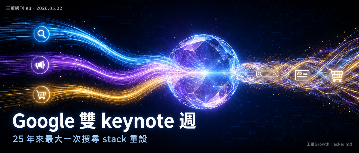 王董週刊 #3 — Google 雙 keynote 週：25 年來最大一次搜尋 stack 重設