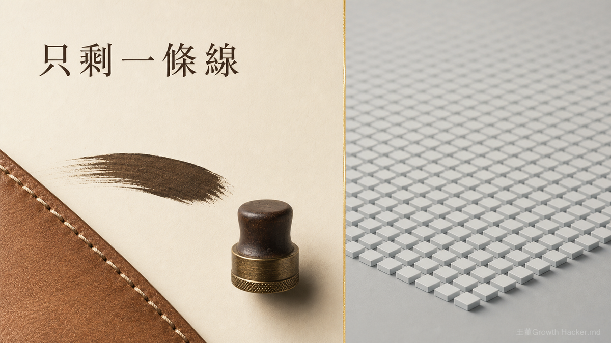 品牌經營在 AI 時代只剩一條線：顧客感受得到的，別交給 AI