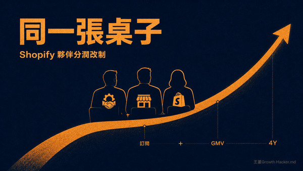 Shopify 合作夥伴分潤大改版：訂閱＋GMV 雙軌抽成上路，為什麼台灣代理商該從「接案」轉向「陪跑」？