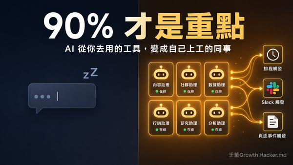 「18,000 個 AI agent」不是重點，90% 才是：AI 正在從你去用的工具變成自己上工的同事