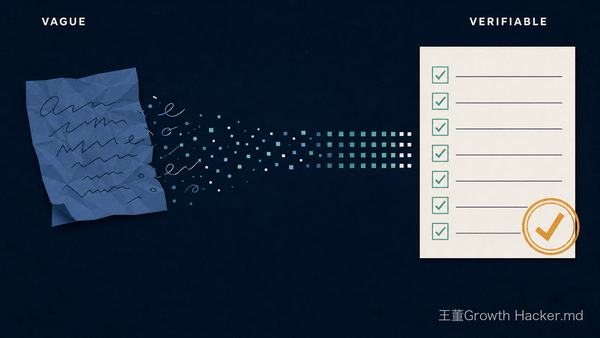 Codex goal 指令怎麼寫？AI agent 做不好，八成不是模型笨，是你的目標沒寫成可驗證的合約